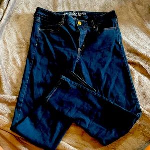 Dark super stretchy American eagle jeans